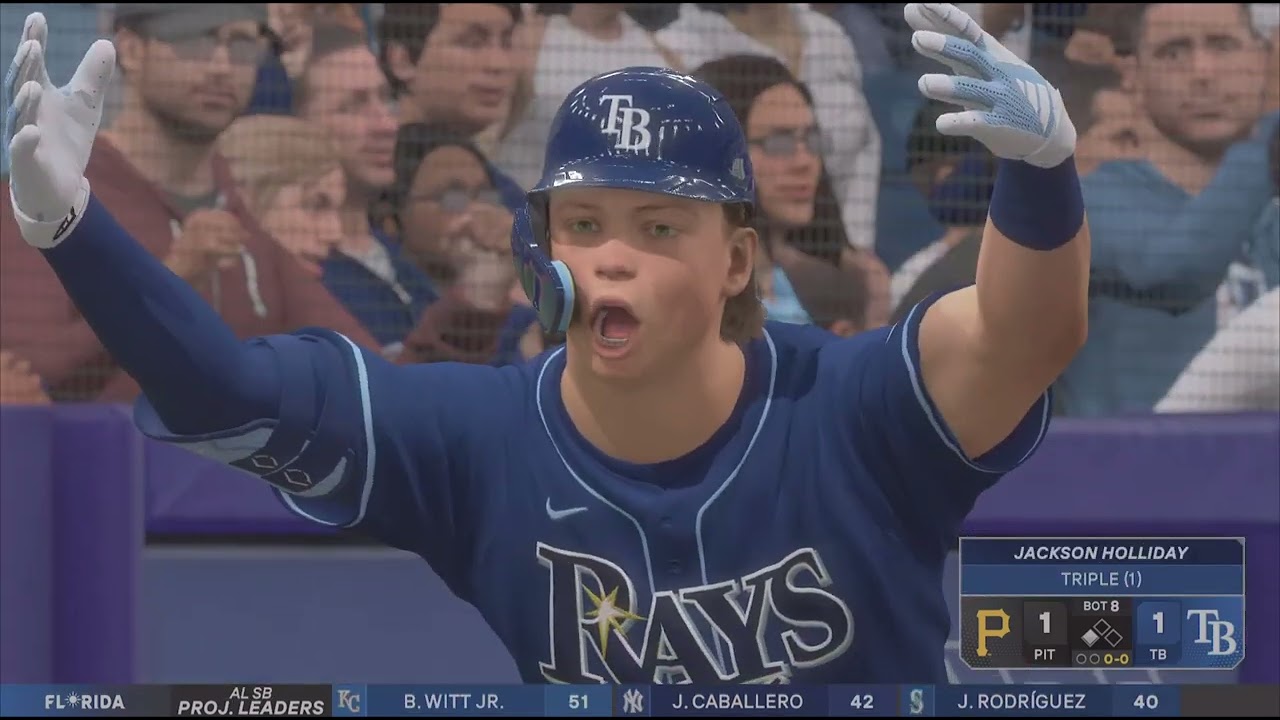 MLB The Show 25 Tampa Bay Rays Franchise Game 4 vs. Pirates Highlights