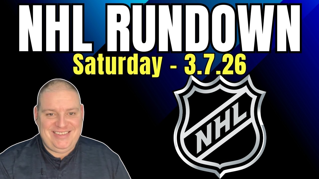 Saturday NHL Rundown - 3/7/26 l Craig Trapp NHL Bets & NHL Picks Today