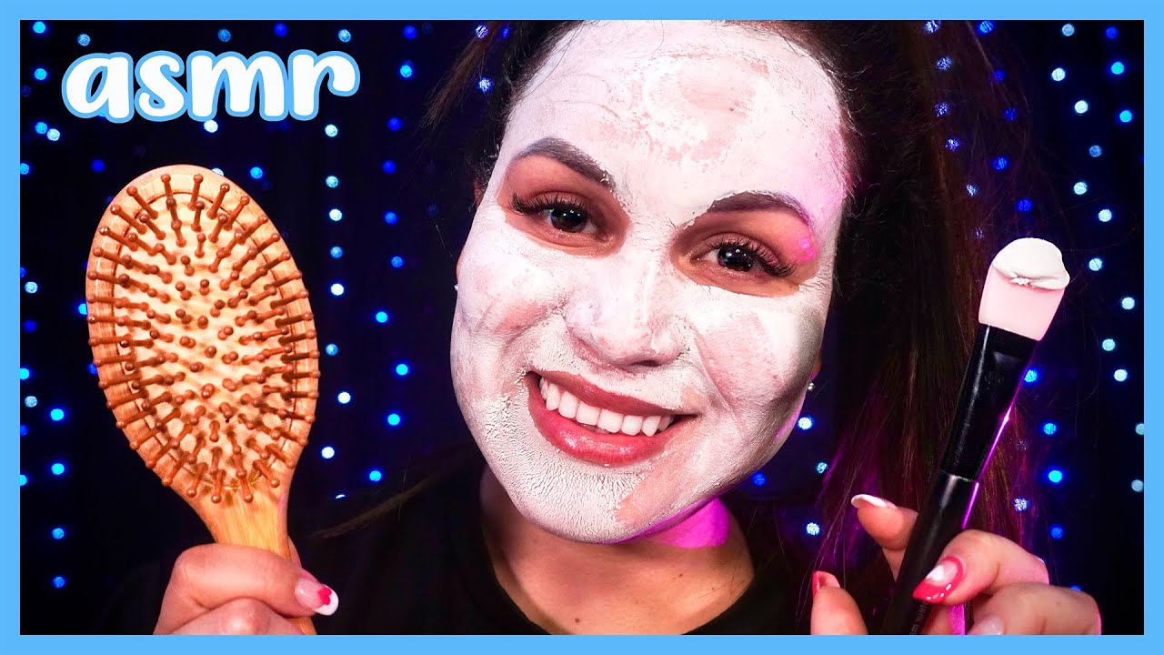 asmr tu amiga te hace el skincare y te cepilla el cabello | Soul ASMR