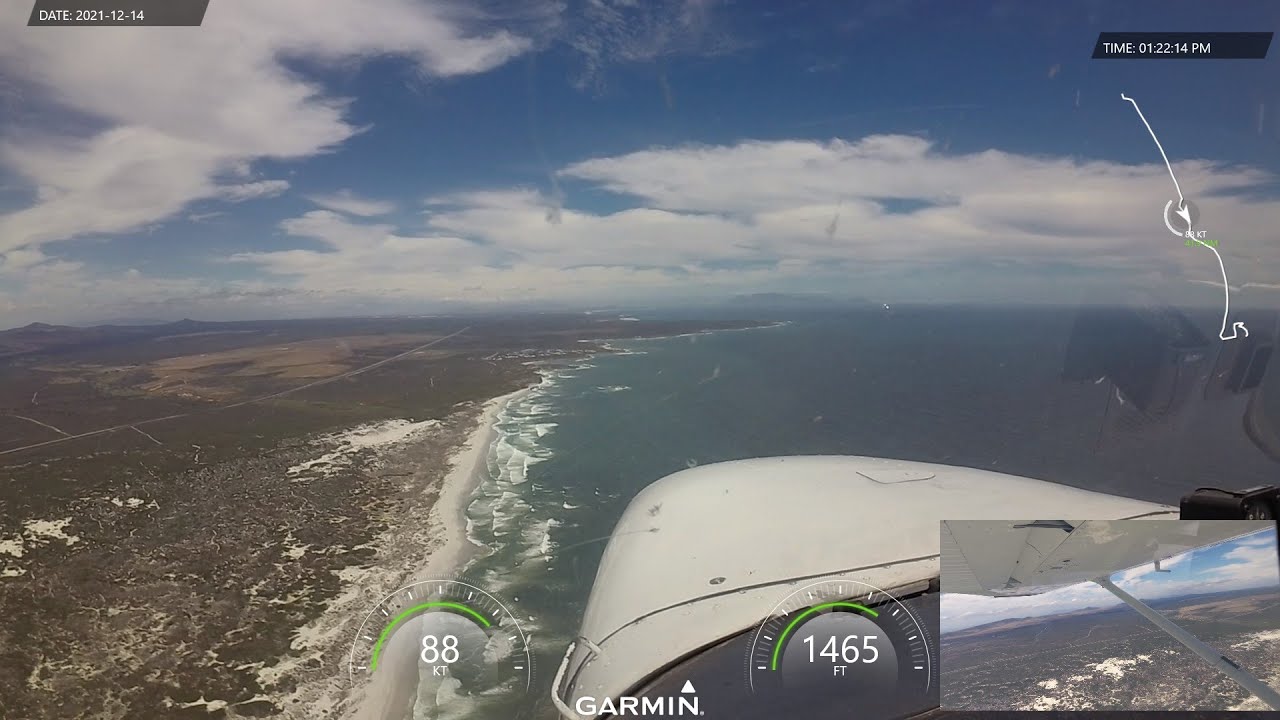 Flying from Saldanha to Cape Town