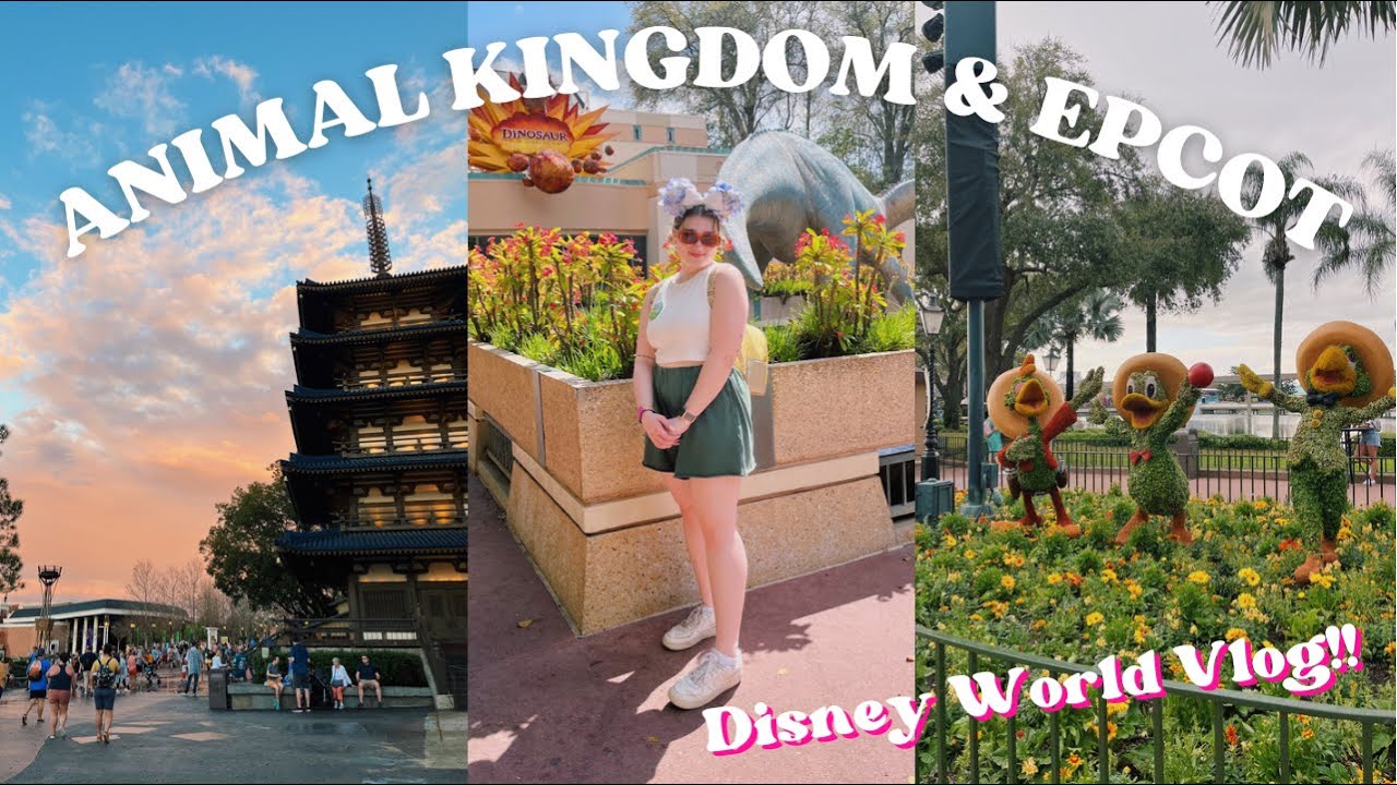 DISNEY WORLD VLOG 2022 | EPCOT + ANIMAL KINGDOM