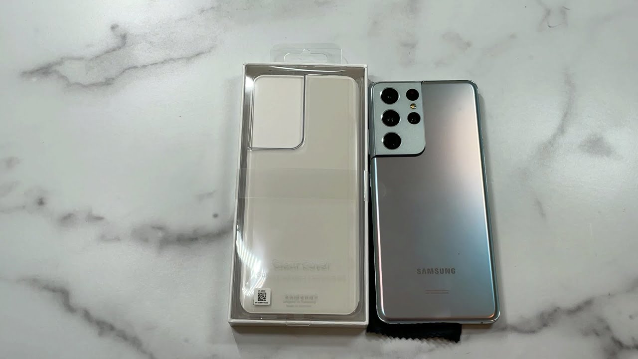 Официальная распаковка и обзор прозрачного чехла для Samsung Galaxy S21