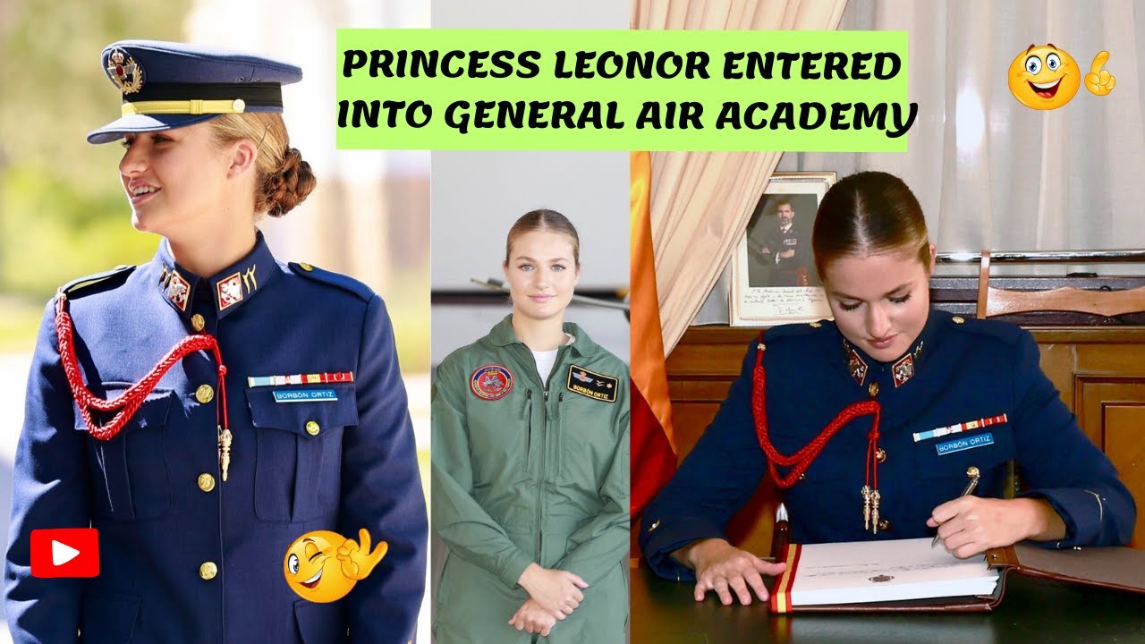 Princess Leonor entered into the General Air & Space academy in style