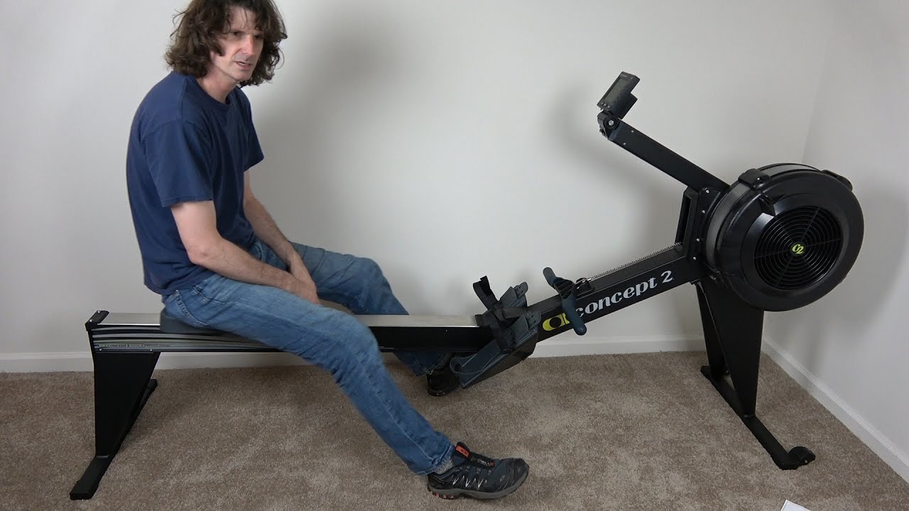 Concept 2 - Model E - Rowing machine unboxing - assembly - review - 2017