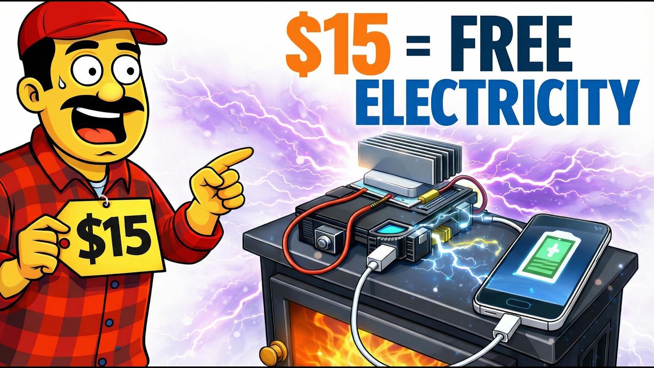 ⚡ Free Electricity for $15 — The Off-Grid Trick Nobody Talks About