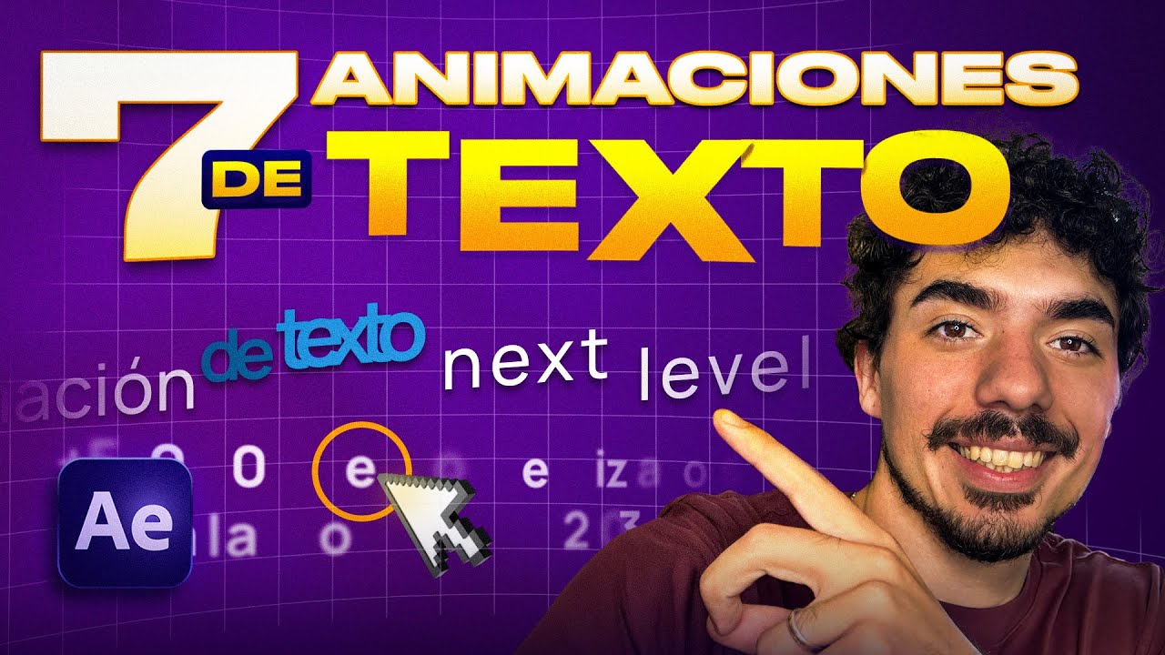 7 Animaciones de Texto PRO en After Effects 2026 ⭐ Mauro Arredondo 🫡