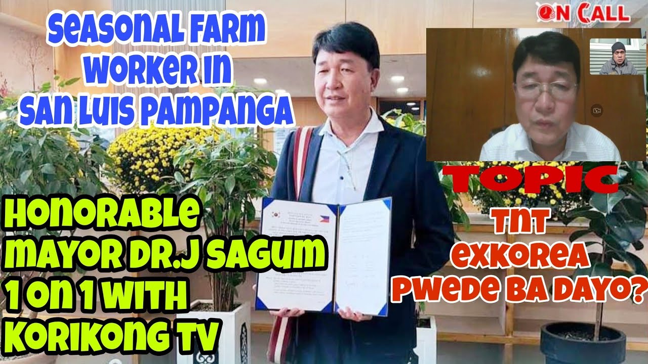 1 on 1 Interview with Mayor Dr. J Sagum | Talks about Seasonal Farm Worker in South Korea