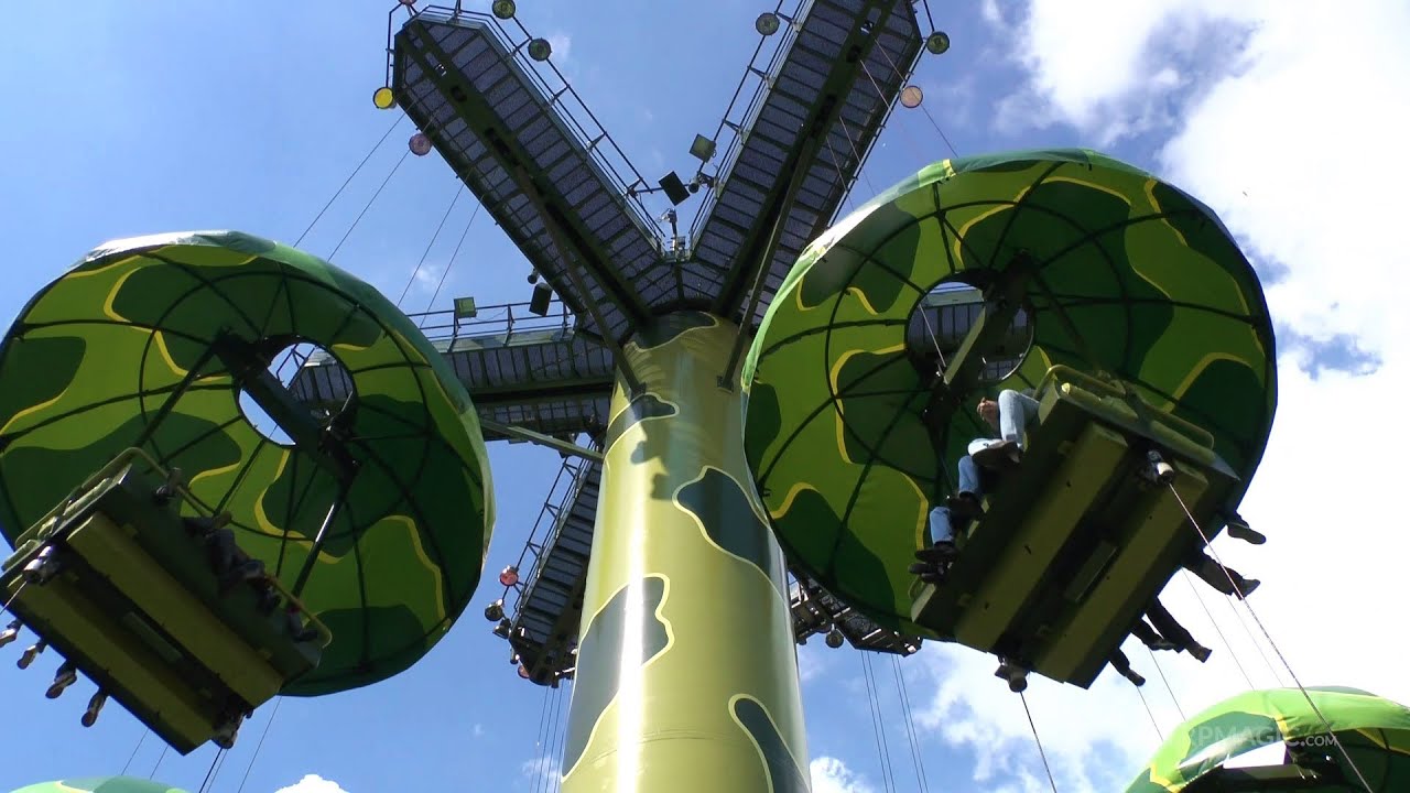 Toy Soldiers Parachute Drop - Disneyland Paris HD Complete Ridethrough Toy Story Playland