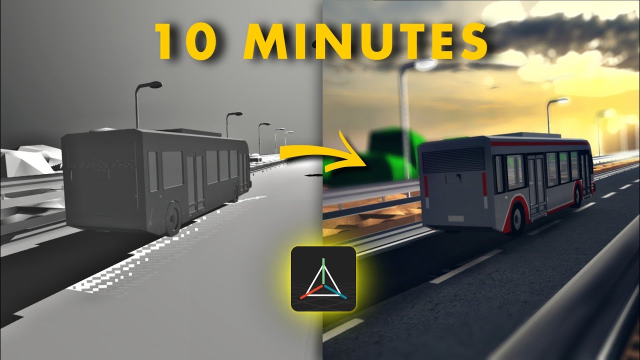 I re-created Harnai Digital Highway 3d animation in Prisma 3d | Panda Pixels.