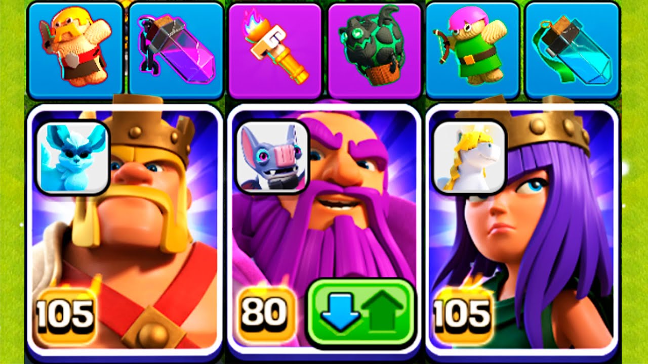 СЫГРАЛ СТРАННЫМИ КОМБИНАЦИЯМИ СНАРЯЖЕНИЙ ! CLASH OF CLANS