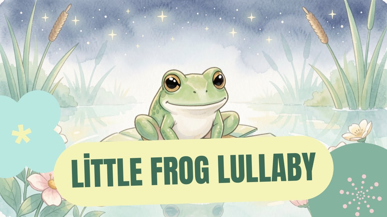 Baby Falls Asleep Fast 😴 | Little Frog Bedtime Lullaby