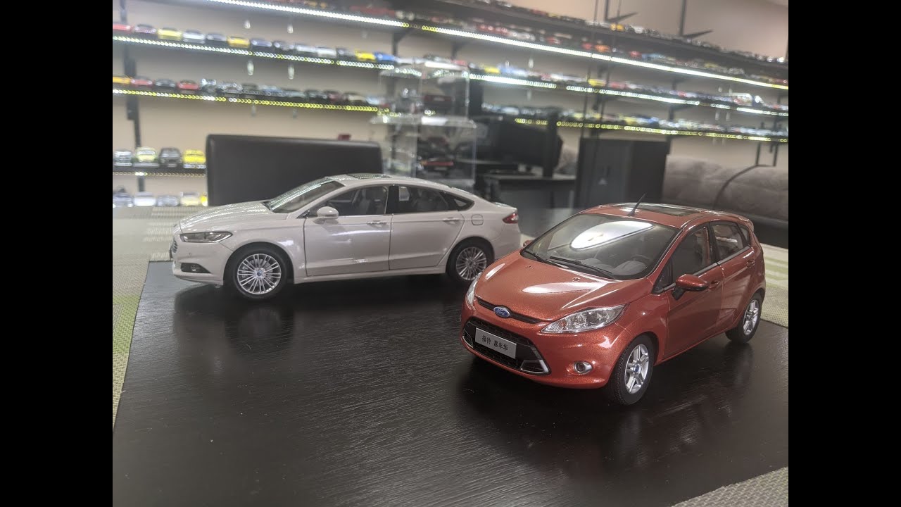 1:18 Diecast Review Unboxing Ford Fusion / Mondeo and Fiesta Dealership Editions