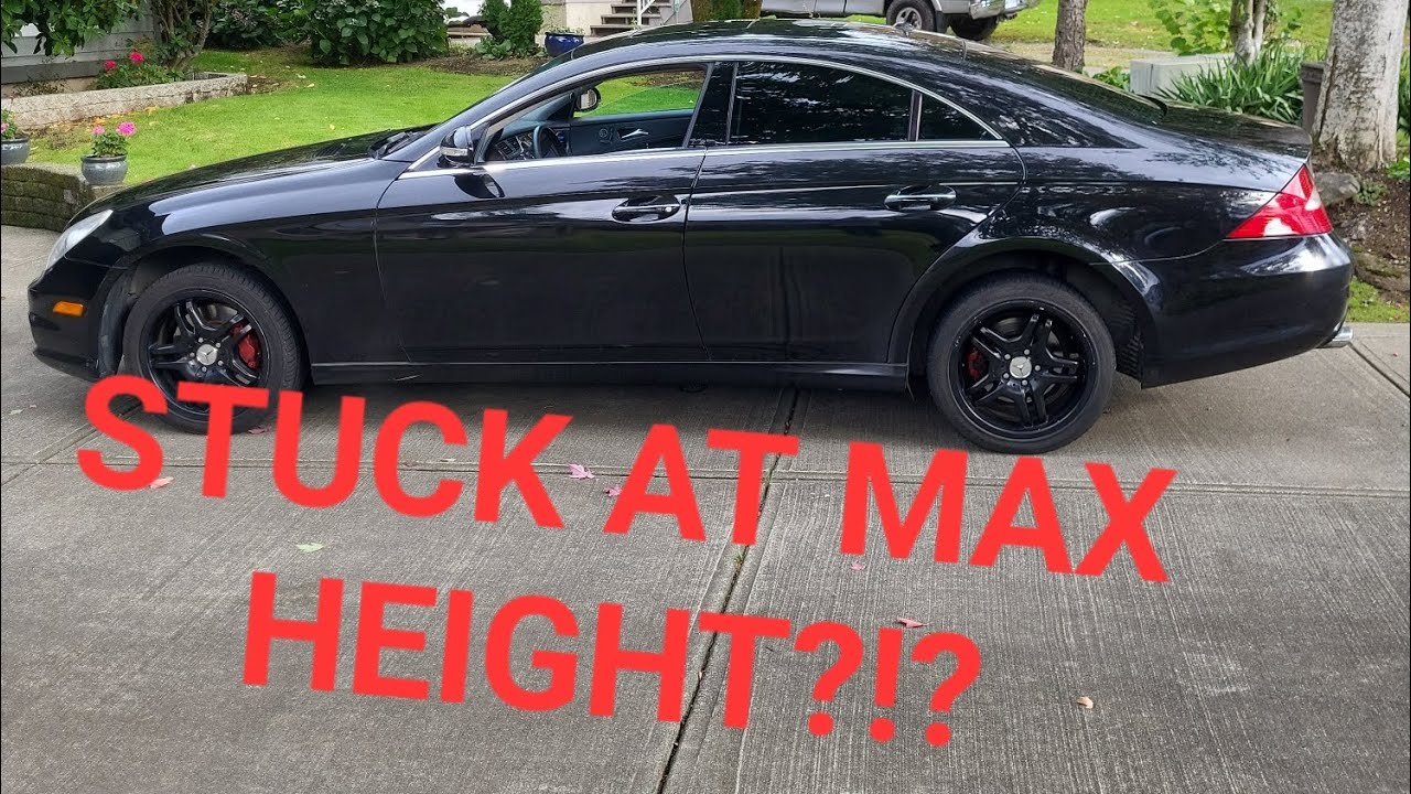 How To FIX Mercedes Airmatic Stuck At High Setting/Wont Release Air