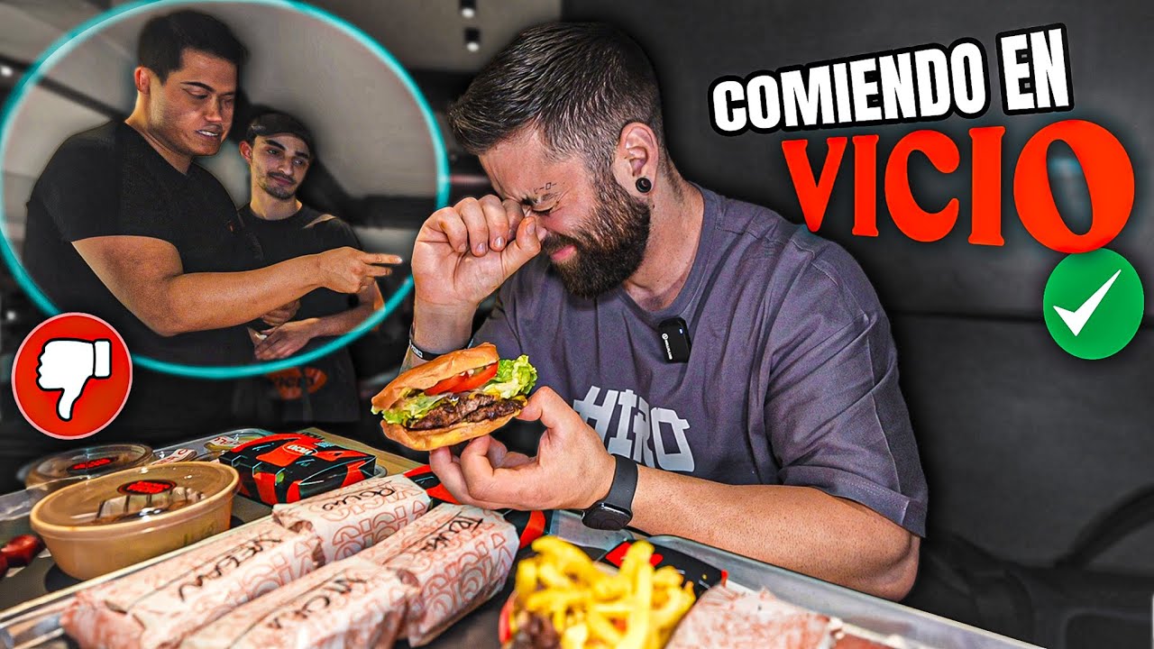 COMIENDO TODO el MENU de VICIO *la FRANQUICIA MÁS VIRAL del PAIS 🍔 ¿son realmente buenas?