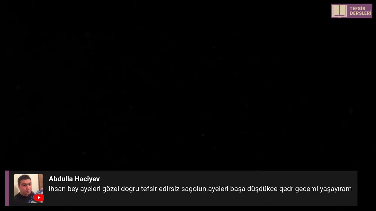 Çevrimiçi Tefsir/ Âl-i İmran ( 1-7 )- ( 26.03.2025)