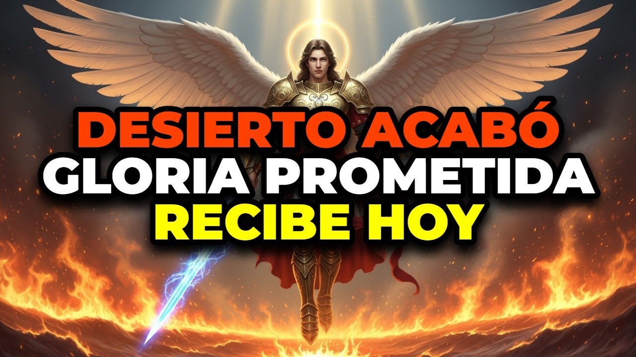 ELEGIDO DE DIOS, TU DESIERTO SE ACABA: PREPÁRATE PARA RECIBIR LA GLORIA QUE ÉL TE PROMETIÓ.