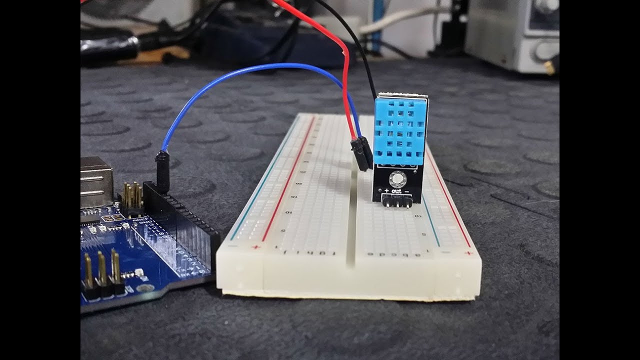 Датчик температуры и влажности DHT11 с Arduino — Учебное пособие