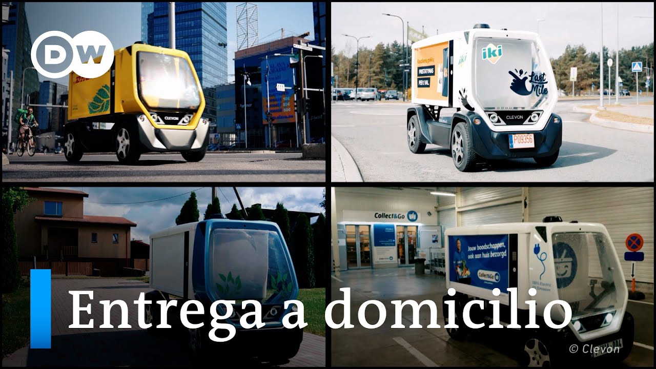 Los autos de reparto de paquetería no tripulados