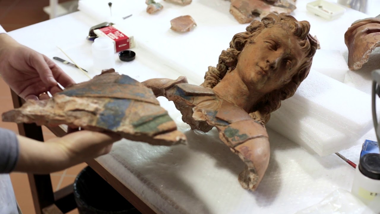 Bello come un angelo. Il restauro dell’Angelo Annunciante di san Gennaro (2018/19)