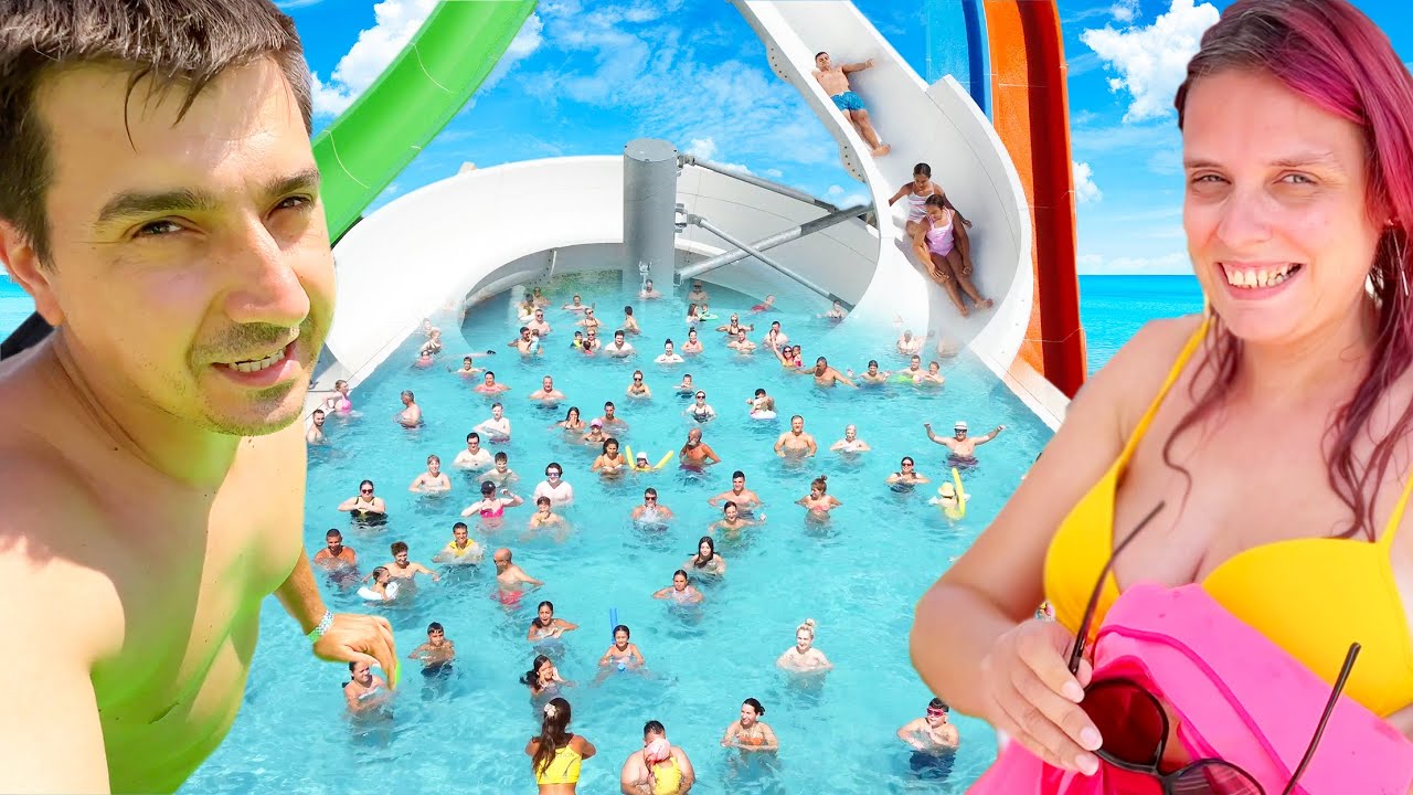 🚨 CHALLENGE cu 100 de OAMENI 💯 în PISCINĂ 🐫 CĂMILA NU MUȘCĂ, NU SCUIPĂ 🐳