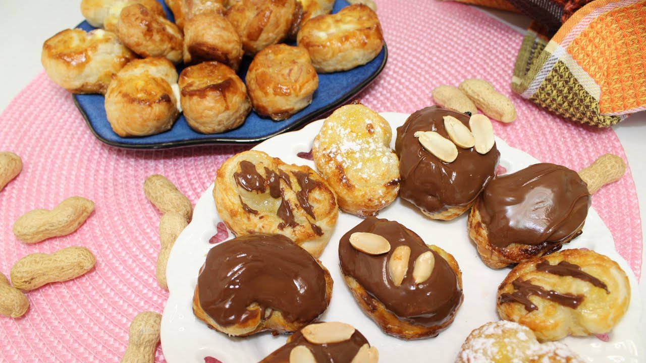 ¡Palmeritas Caseras Dulces y Saladas Fáciles y Rápidas! 😍 | Con hojaldre, chocolate, bacon y más