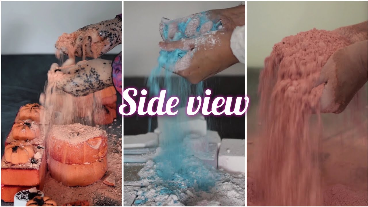 3 videos in 1 💫 Super satisfying gym chalk crush 💫 ASMR