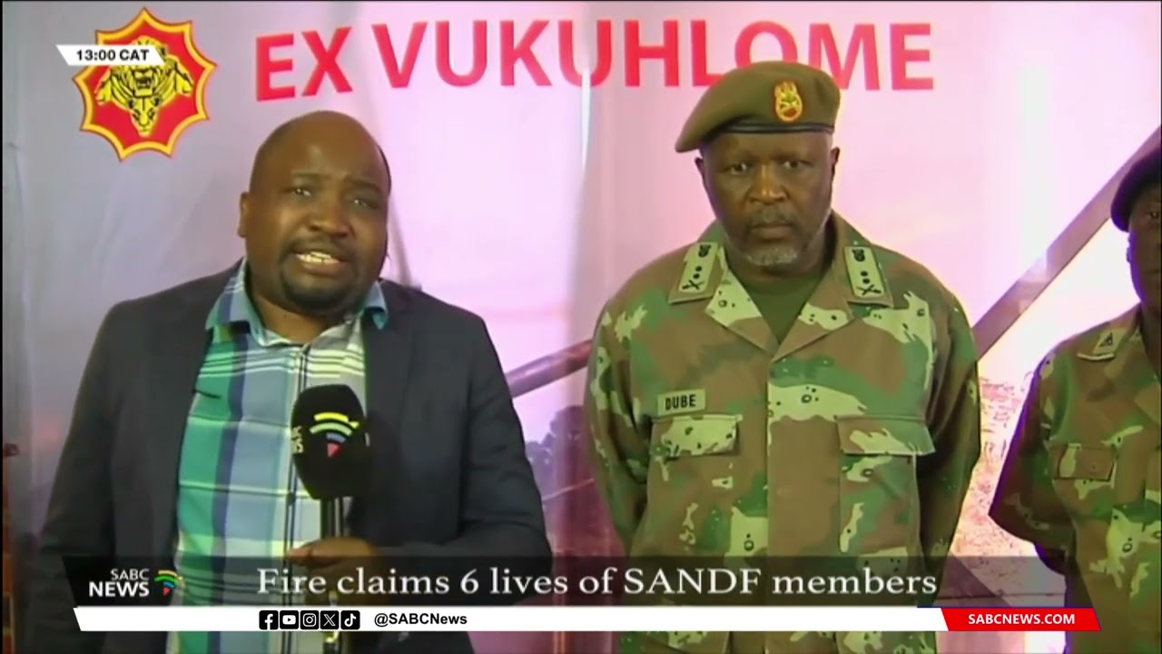 6 SANDF members perish in ongoing Army Combat Centre veld fire in Lohatla, Northern Cape