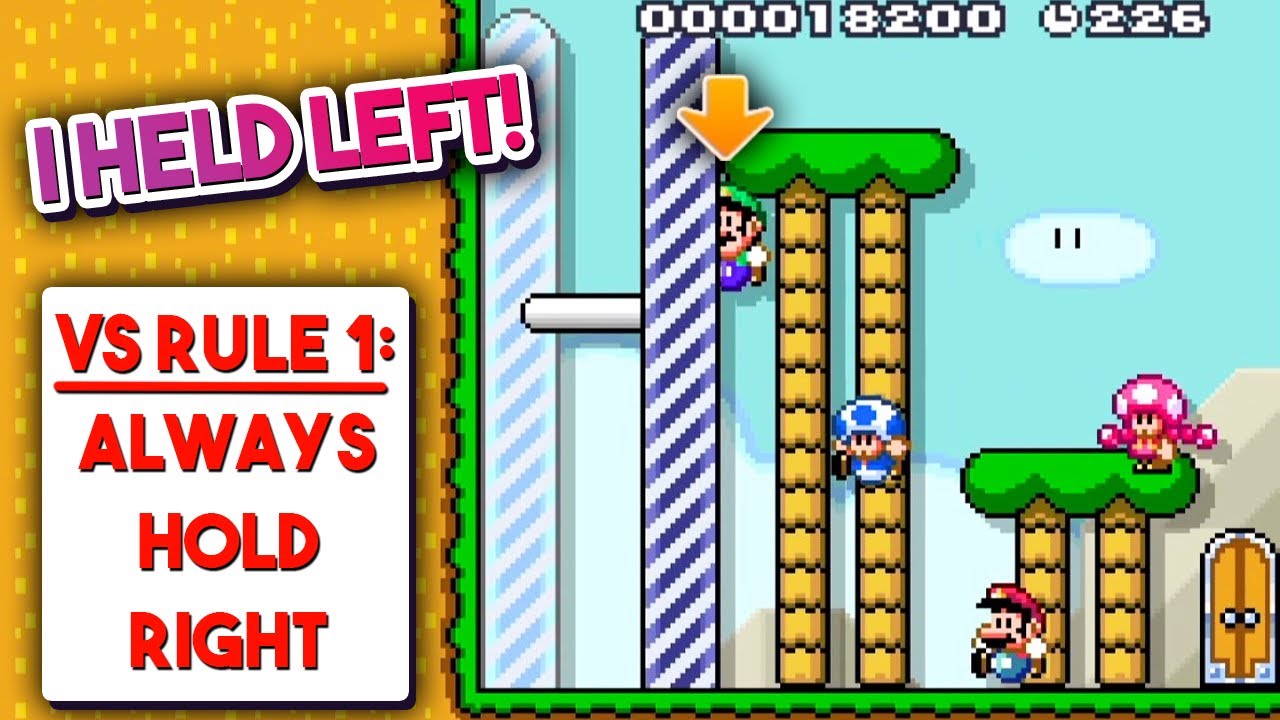 I Broke the First Rule of Super Mario Maker 2 Versus Mode...