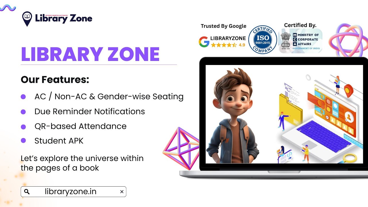 How to Use Library Zone – Manage Students, Subscriptions & QR Attendance (Tutorial) || Myindex Inc