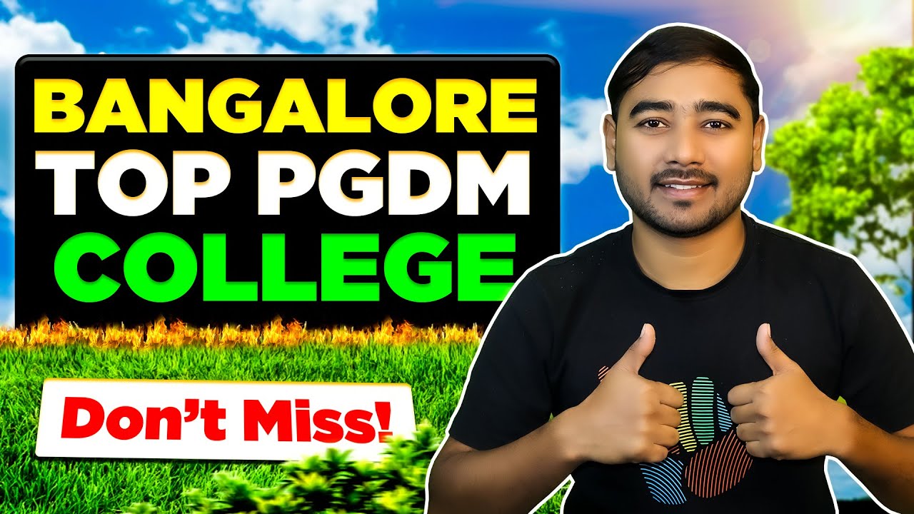 🔥 Top 5 PGDM Colleges in Bangalore for 2026 &ndash; Worth it? | Don&rsquo;t Miss These Options!