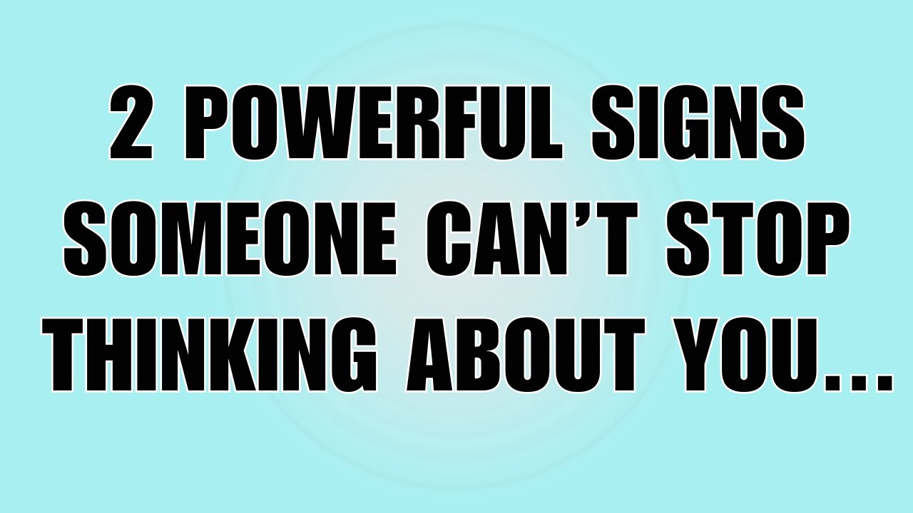 👉God Says: 2 Powerful Signs Someone Can’t Stop Thinking About You… | God Message Today
