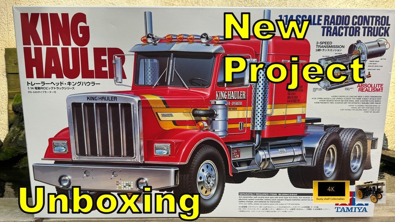 Tamiya 's 1/14 King Hauler RC Truck, One of the best Tamiya kits I've done - unboxing