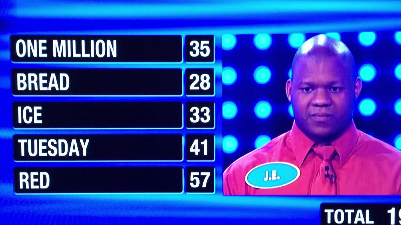 Family Feud 1st Contestant gets 194  points! AWESOME!