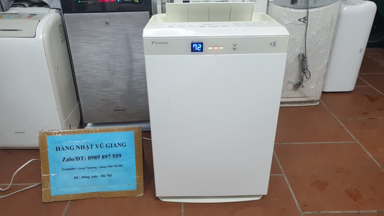 Máy lọc không khí Daikin MCK70 vừa lọc bụi mịn PM2.5, khử mùi, diệt khuẩn, lại vừa tạo ẩm tự nhiên