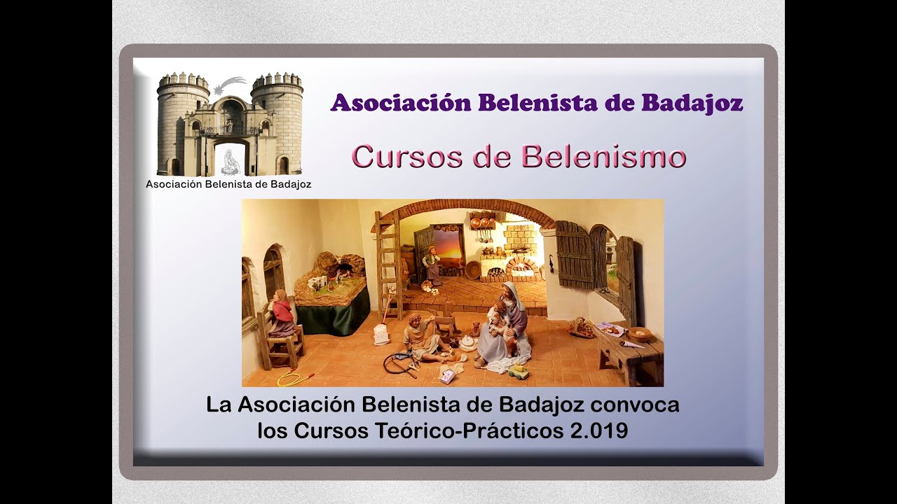 Curso sobre técnicas de elaboración de belenes. 2019