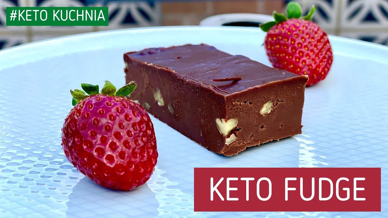 Keto Fudge, czekoladowo-orzechowy
