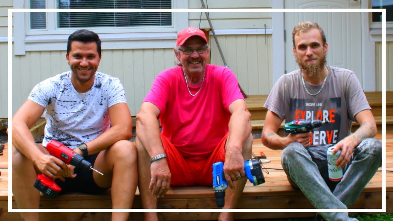 Construindo o terraço em 6 dias na Finlândia  ( Deck de Madeira)