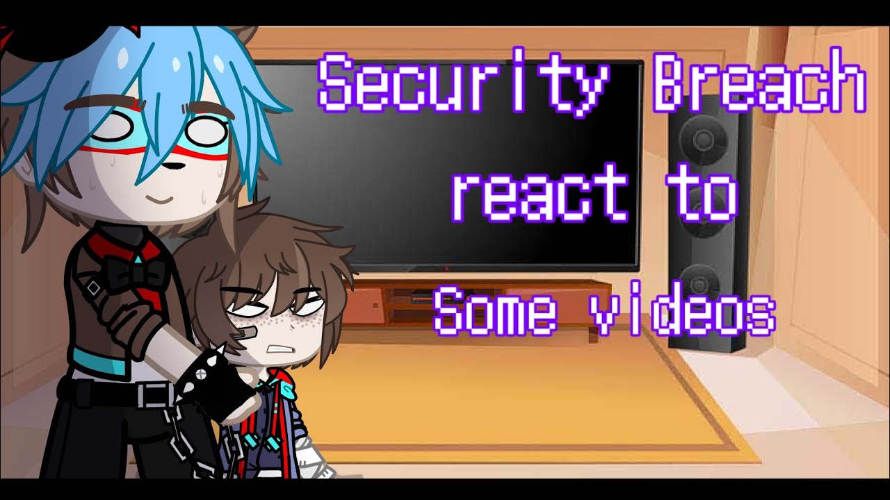 [FNaF] Security Breach react to some videos ¦ +Glamrock Bonnie interview | ENG¦RUS|OLD