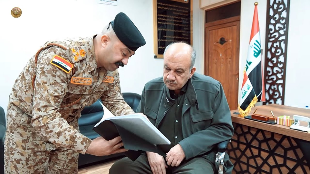بالفيديو.. وزير الدفاع يزور آمرية موقع الموصل في معسكر الغزلاني