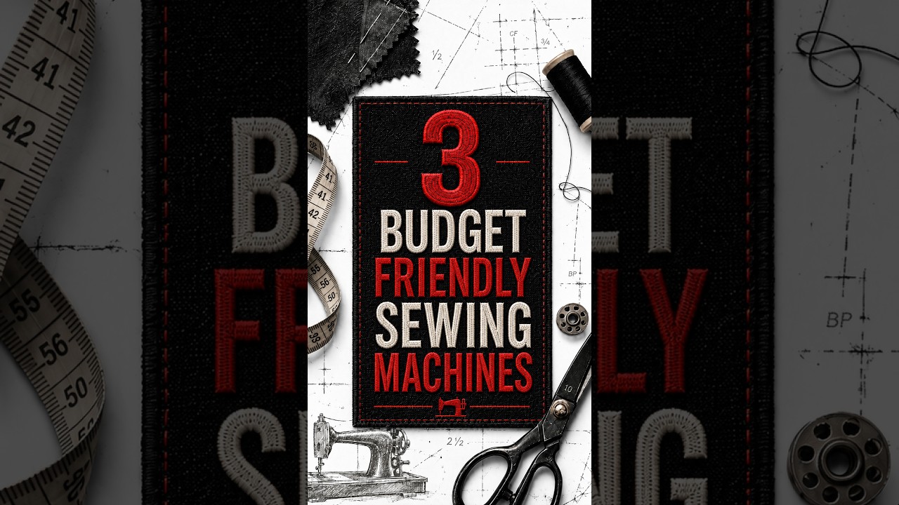 3 Budget Friendly Sewing Machines For Beginners