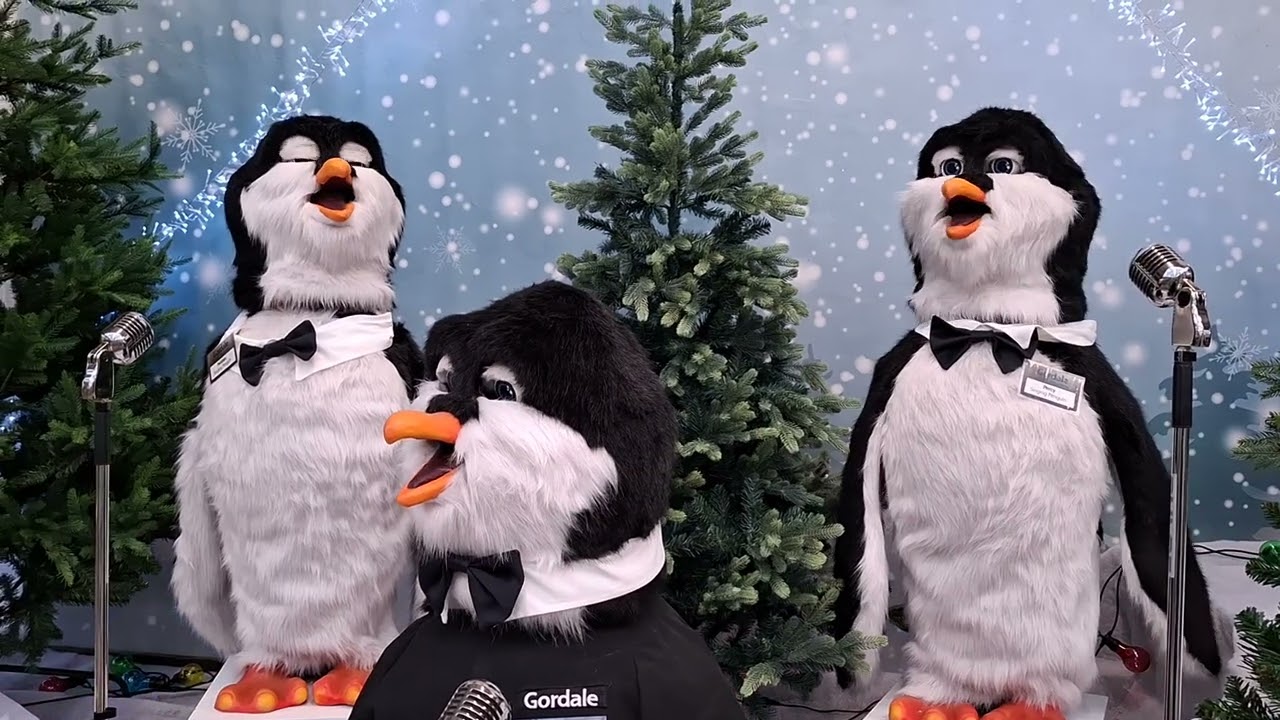 CHRISTMAS SINGING PENGUINS 