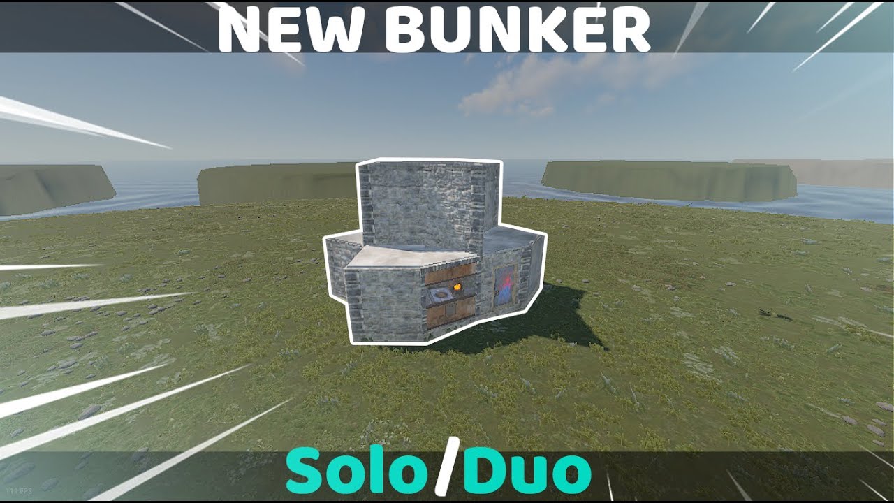 Solo / Duo Bunker Rust Base | Rust Building Tutorial 2023