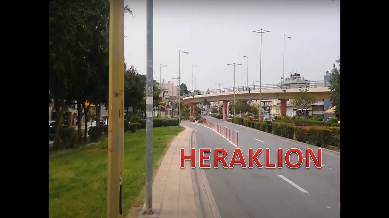 Ηράκλειο Λεωφόρος Παπαναστασίου Γέφυρα Κνωσού Διαγραμμίσεις