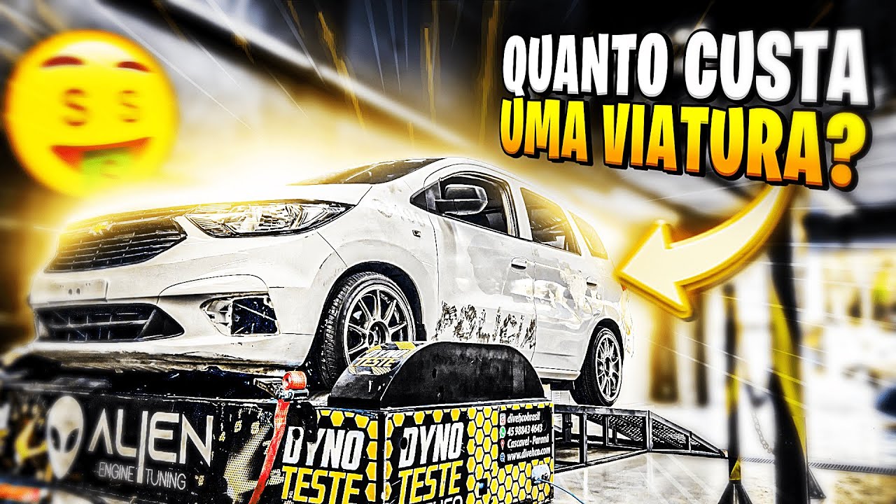 QUANTO JÁ GASTAMOS COM A SPIN VIATURA DA POLÍCIA?? 🚔💰 PASSAMOS NO DYNO??