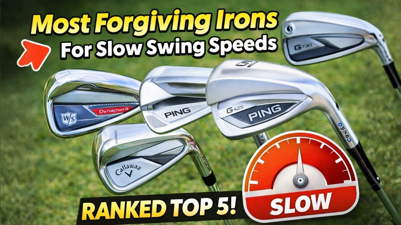 Most Forgiving Irons For Slow Swing Speeds (Top 5 Ranked)