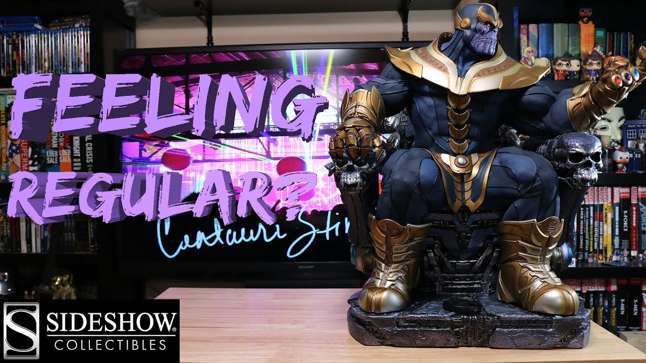 Thanos on Throne Maquette Regular Edition | Sideshow Collectibles