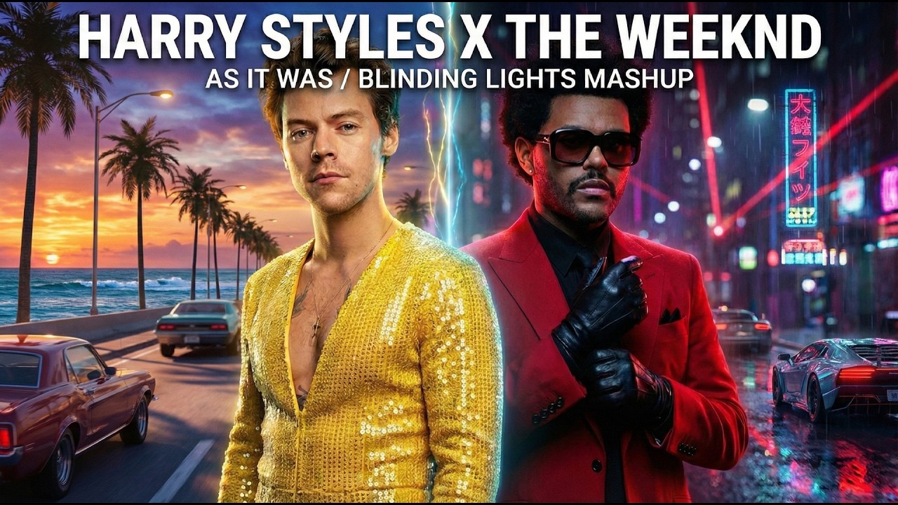 Harry Styles x The Weeknd - As It Was x Blinding Lights (80s Remix)