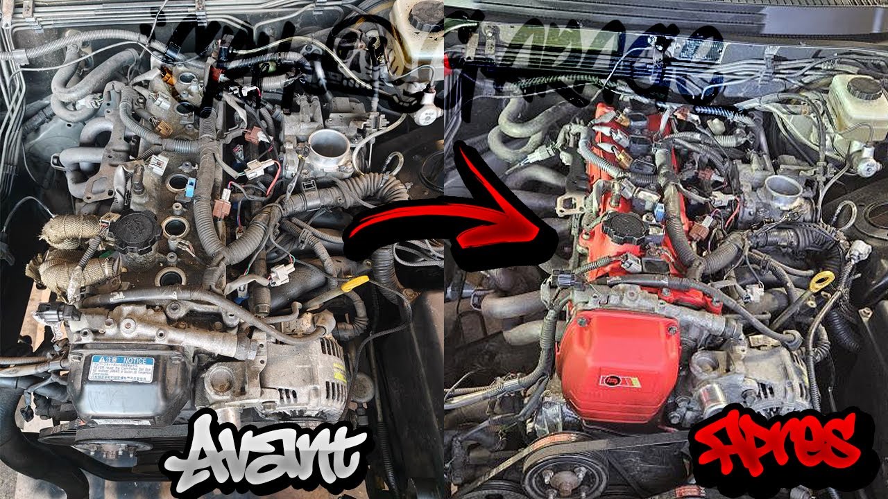 La restauration commence. La baie moteur ! (Lexus is200 Compresseur)