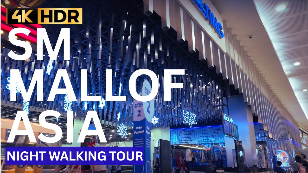 SM MOA Walking Tour  2025 | MALL OF ASIA at Night