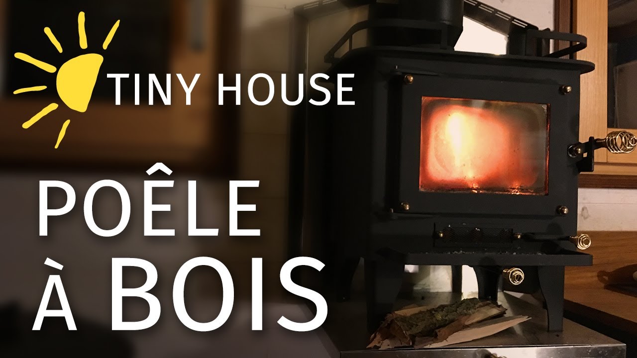 Poêle à Bois en TINY HOUSE - Grizzly Cubic Mini Wood Stove